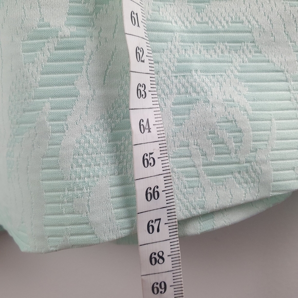 Forever New Size 14 Light Pastel Green Floral Embroidered A-line Pleated Skirt - Picture 13 of 13